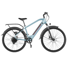 Bicicleta eléctrica Urban Pro Bicicleta eléctrica de ciudad 28" con 90Km de autonomía, suspension delantera, cambio Shimano de 7 velocidades y doble freno de disco hidráulicos.