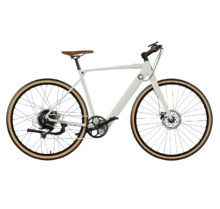 City Sprint Bicicleta urbana elétrica com 70 km de autonomia, caixa de velocidades shimano de 8 velocidades e travão hidráulico de disco duplo.