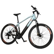 Mountain Ventus Bicicleta eléctrica de montaña 27,5", con 90Km de autonomía , suspensión delantera, cambio Shimano 24 velocidades y doble disco de freno hidráulico.