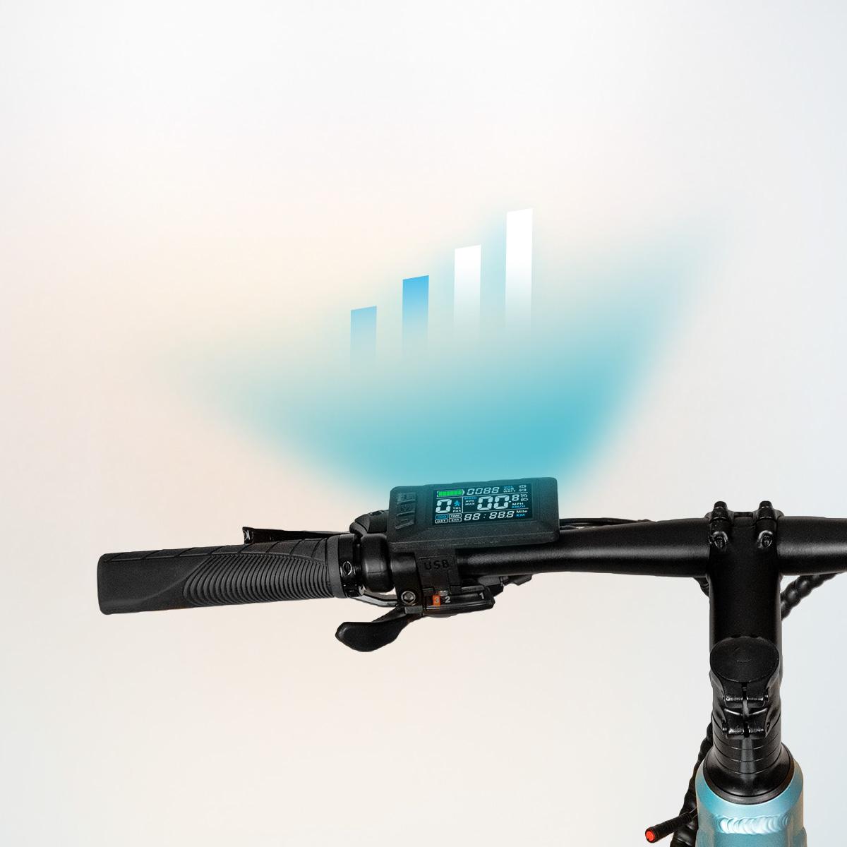 Pantalla LCD de la bicicleta eléctrica Cecotec Mountain Ventus