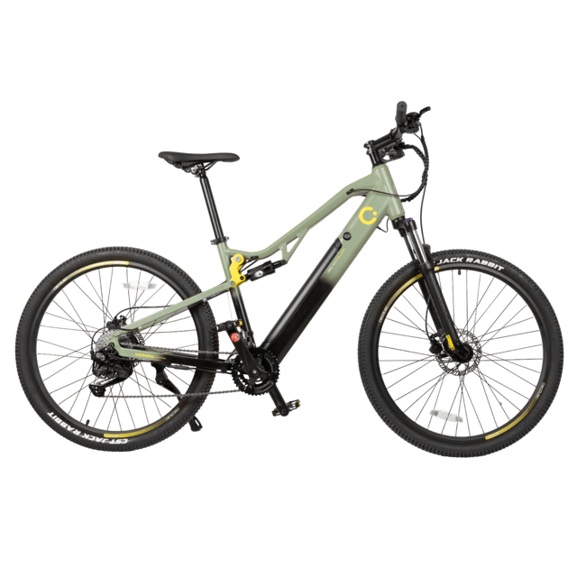 Mountain Millor Bicicleta de montanha elétrica com 90 km de autonomia, suspensão dianteira, caixa de velocidades shimano de 18 velocidades e travão hidráulico de disco duplo.