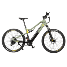 Mountain Millor Bicicleta eléctrica de montaña 27,5", con 90Km de autonomía , doble suspensión, cambio Shimano 18 velocidades y doble disco de freno hidráulico.