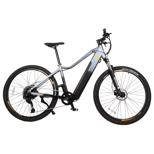 Mountain Avanti Bicicleta de montanha elétrica com 120 km de autonomia, suspensão dianteira, caixa de velocidades shimano de 10 velocidades e travão hidráulico de disco duplo tektro.