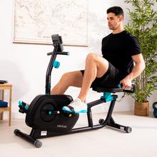 DrumFit Static 6000 Seat Liegeergometer mit 8 magnetischen Widerstandsstufen. 6 kg. Schwungrad. LCD-Display. Herzfrequenzmessgerät. Display-Halterung. Transporträder.