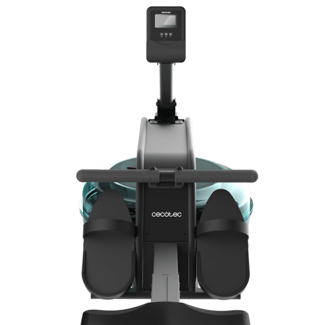 Vista frontal de la máquina de remo Cecotec Drumfit Rower 10000 Neptuno