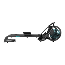 Drumfit Rower 20000 Neptuno Rameur à résistance à l’eau avec réservoir de 11 litres de capacité. APP. Selle ajustable horizontalement. Écran LCD. Support pour dispositifs électroniques Double guidon.