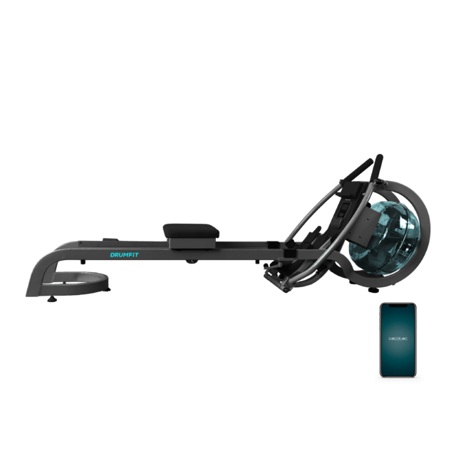 Cecotec Drumfit Rower 20000 Neptuno con APP y soporte para dispositivo