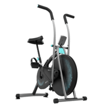 Drumfit CrossFit 1000 Eolo Bicicleta indoor con resistencia al aire ajustable manualmente. Sillín ajustable verticalmente. Pantalla LCD. Pedaleo bidireccional. Peso máximo de 100 kg y altura máxima 180 cm.