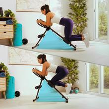 Drumfit AB Trainer Máquina abdominal dobrável com suporte para dispositivos. Ecrã LCD. 5 posições. Almofadas acolchoadas. Peso máximo do utilizador de 130 kg.