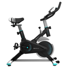 DrumFit Indoor 6000 Compact Bicicleta indoor compacta de spinning con volante de inercia de 6 Kg. Pantalla LCD. Soporte para dispositivos. Ruedas de transporte. Resistencia ajustable. Sillín y manillar ajustables. Peso máximo de 120 kg y altura máxima 175 cm.