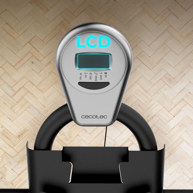 DrumFit Indoor 6000 Compact Cyclette spinning professionale con volano inerziale da 6 kg. Display LCD. Supporto per dispositivi. Ruote di trasporto. Resistenza regolabile. Sellino e manubrio regolabili. Peso massimo 120 kg e altezza massima 175 cm.