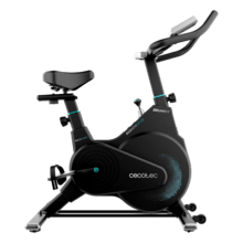 DrumFit Indoor 10000 Race Bicicleta de ciclismo indoor compacta con volante de inercia de 10 Kg. Pantalla LCD. Soporte para dispositivos. Pulsómetro. Ruedas de transporte. Resistencia por fricción. Sillín ajustable vertical y horizontalmente. Peso máximo de 120 kg y altura máxima 180 cm.