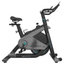 DrumFit Indoor 15000 Magnetic Connected Cyclette indoor con sistema di resistenza magnetica regolabile. App. Volano da 15 kg. Display LCD. Supporto per dispositivi e bottiglia. Cardiofrequenzimetro. Comodo sellino in gel.