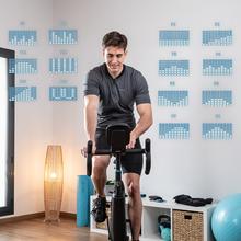 DrumFit Indoor Eolo Cyclette indoor con sistema di resistenza combinata: aria e magnetica. App. Supporto per dispositivi e bottiglia. Fascia cardio toracica. Display LED circolare. Manubrio sportivo. Volano inerziale da 6 kg