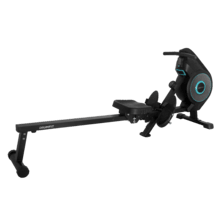 Drumfit Rower Eolo Magno Remo de resistência combinada: ar e magnético. Ecrã LCD. 8 Níveis de resistência reguláveis manualmente.