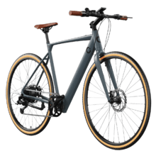 Bicicleta eléctrica Sprint Silver Bicicleta eléctrica urbana de 28" con 70 Km de autonomía, cambio Shimano Altus de 8 velocidades y doble disco de freno hidráulico.