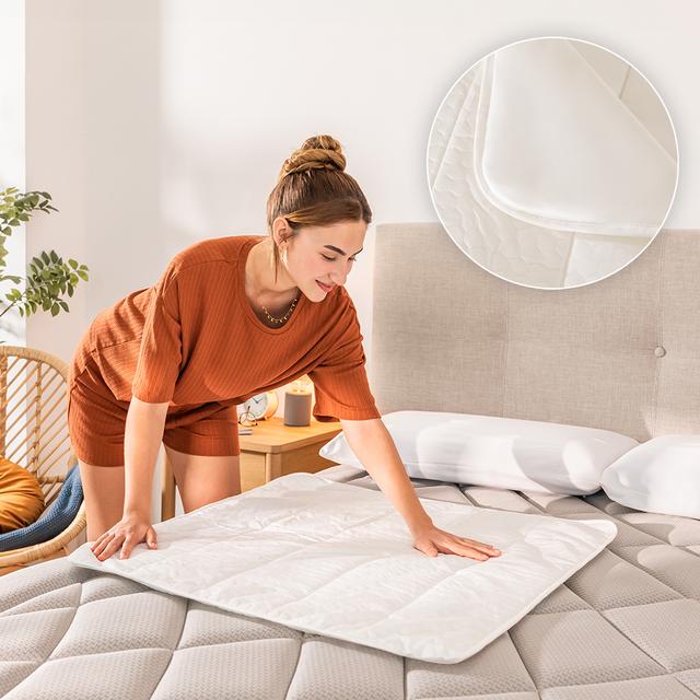 Flow MultiFresh 8000 (80 x 80) Protège-matelas matelassé avec 150 grs/m2 et fibres thermorégulatrices. Tissu extérieur qui procure une sensation de fraîcheur. Lavage facile jusqu'à 40 degrés. Fabriqué en Espagne avec certificat Oekotex.