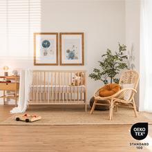 Flow ProtectBaby (60 x 120) 100% wasserdichter und atmungsaktiver Matratzenschoner für Kinderbetten mit weichem Netzgewebe. Maschinenwaschbar bei hohen Temperaturen für absolute Sauberkeit. Hergestellt in Spanien mit Ökotex-Zertifikat.
