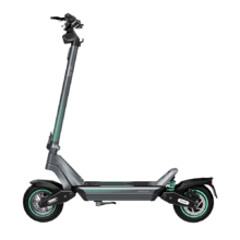 Bongo Serie Y45 Patinete eléctrico con motor de 750 W (350 W nominal) y autonomía de 45 km. Ruedas de 10” y doble suspensión. Cumple con todos los requisitos de la nueva normativa española de circulación.