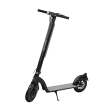 Trotinete elétrica Bongo Serie A+ Max 45 Connected de 700 W com batería extraível e trocável de até 45 km de autonomia e aplicação para o telemóvel. Certificado de conformidade com os requisitos da regulamentação espanhola de trânsito rodoviário.