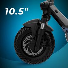 Bongo serie doble Z75 Patinete eléctrico con doble motor de 2200 W (500 W+500 W nominal) y autonomía de 75 km. Ruedas de 10,5” y doble suspensión. Cumple con todos los requisitos de la nueva normativa española de circulación.