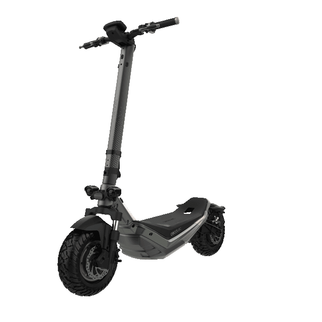 Bongo double série Z85 Scooter électrique avec double moteur de 2200 W (500 W + 500 W nominal) et 85 km d'autonomie. Roues de 10,5 pouces et double suspension. Conforme à toutes les exigences du nouveau code de la route espagnol