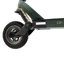 Bongo Serie Z Power Mountain Patinete eléctrico con potencia máxima de 1300 W y suspensión dinámica de doble brazo con tecnología SXƧ para superar cualquier cualquier obstáculo. Con autonomía de hasta 60 km* y ruedas Off Road de 10,5".