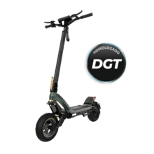 Bongo Serie Z Power Mountain Trotinete elétrica com 1300 W de potência máxima e suspensão dinâmica de duplo braço com tecnologia SXƧ para superar qualquer obstáculo. Com uma autonomia de até 60 km* e rodas Off Road de 10,5".