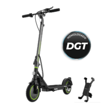 Bongo D30 Mobile Patinete eléctrico de 350 W con un pico máximo de 650 W y 30 km de autonomía. Homologado para cumplir con los requisitos de la normativa española de circulación.