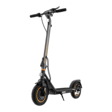 Bongo D30 XL Trotinete elétrica de 350 W com pico máximo de 650 W e 30 km de autonomia e pneus de 10". Certificado de conformidade com os requisitos da regulamentação espanhola de trânsito rodoviário.