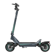 Bongo Serie Y65 Trotinete elétrica com motor de 1200 W (500 W nominal) e com autonomia de 65 km. Rodas de 10” e suspensão dupla. Cumpre todos os requisitos da nova regulamentação espanhola de trânsito rodoviário.