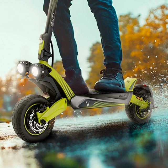 Bongo V55 2x2 Connected Patinete eléctrico con APP. Con una potencia combinada de 1600 W, doble suspensión, autonomía de hasta 55 km, Cumple con la normativa española de circulación