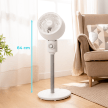 EnergySilence 900 Cyclone Ventilador circulador de ar de pé com 35W, 9" e oscilação.