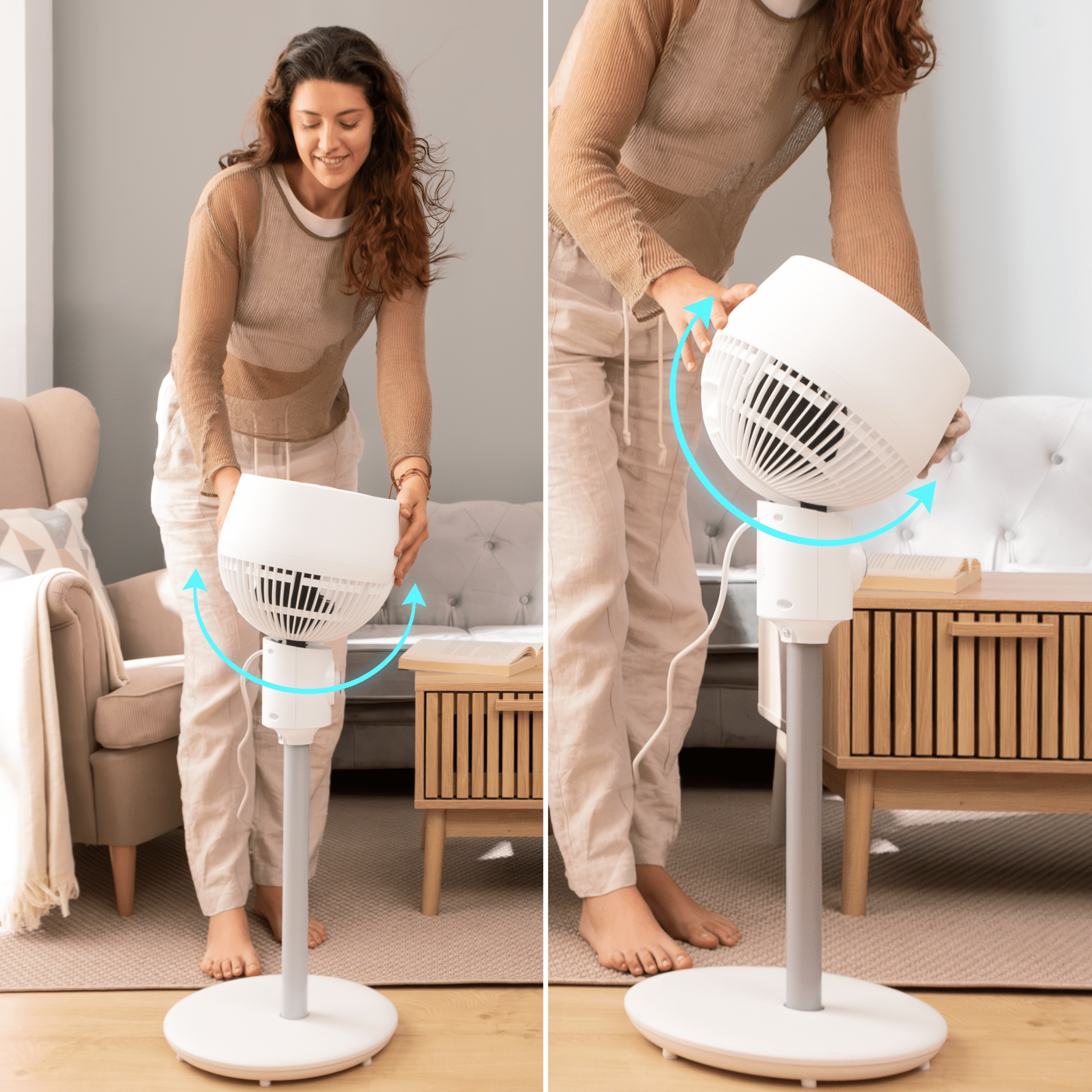 EnergySilence 900 Cyclone Ventilador circulador de ar de pé Cecotec