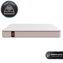 Flow PureVital 1800 Matratze 90x200 VisComfort 21 cm mehrschichtige viskoelastische Matratze
