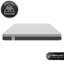 Matelas Flow PureVital 4800 105x190 Matelas multicouche d'une hauteur de 28 cm et mousse à mémoire de forme ViscoSense