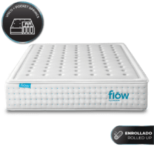Flow HybridLuxe Fresh 6800 Matratze 14-lagige Hybridmatratze mit einer Höhe von 31 cm, Taschenfederkern und den Technologien SpringPlus, Fresh & SilkySoft+.