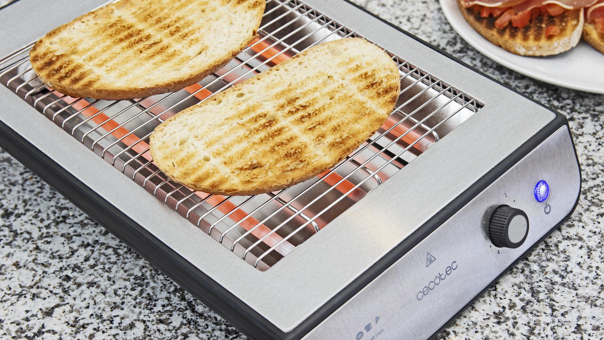 Turbo EasyToast Inox Horizontale Toaster Cecotec