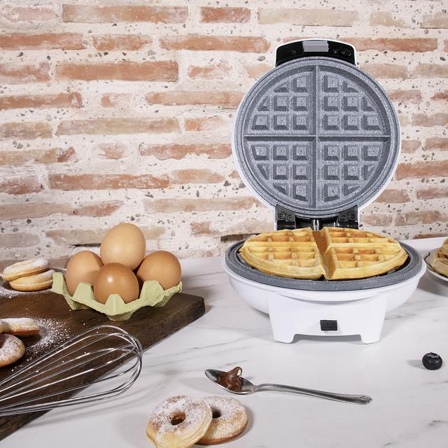 Piastra elettrica per waffle 3 in 1 Fun Gofrestone con piastre intercambiabili, rivestimento ecologico e 700 W.