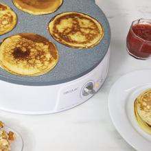 Piastra per pancakes e crepes con 6 stampini Weasy