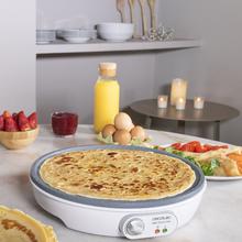 Fun Crepestone Crêpesmaker 1000 W, antihaftbeschichtete RockStone-Platte, einstellbarer Thermostat, Streuwalze und Spatel im Lieferumfang enthalten, Kontrollleuchte, 30,5 cm