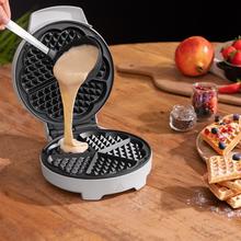 Máquina de waffles Fun Gofrestone Sweetie. 1000 W, Capacidade para 1 grande ou 5 Waffles em forma de coração, Antiaderente, Aço Inoxidável