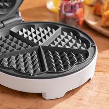 Piastra per waffle Fun Gofrestone Sweetie. 1000 W, capacità per 1 grande o 5 cialde a forma di cuore, antiaderente, acciaio inox