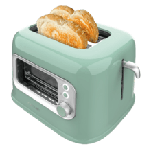 Cecotec Toast&Taste 800 Vintage Light Green Torradeira Dupla Ranhura Extra  Larga 850W