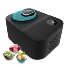 Gelacy 1200 Touch Ice cream maker Machine à glace avec compresseur d'une capacité de 1,2 litre et commande tactile.