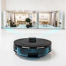 Conga 7490 Ultimate Home X-Treme Robot aspirador con navegación láser y base de autovaciado. Limpieza 4 en 1: barre, aspira, friega y pasa la mopa. Potencia de succión de 4000 Pa. 120 minutos de autonomía. Cepillo central multifunción, 1 mopa de fregado y 1 cepillo lateral. 3 niveles de potencia de aspiración y de fregado. Control APP y asistentes virtuales. Detección de bolsa automática. 2 litros de capacidad.