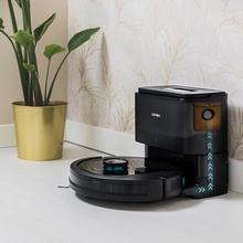 Conga 7490 Ultimate Home X-Treme Robot aspirador con navegación láser y base de autovaciado. Limpieza 4 en 1: barre, aspira, friega y pasa la mopa. Potencia de succión de 4000 Pa. 120 minutos de autonomía. Cepillo central multifunción, 1 mopa de fregado y 1 cepillo lateral. 3 niveles de potencia de aspiración y de fregado. Control APP y asistentes virtuales. Detección de bolsa automática. 2 litros de capacidad.