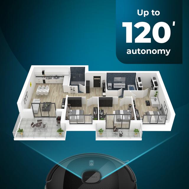 Conga 7490 Immortal XTreme Robot aspirador láser Cecotec