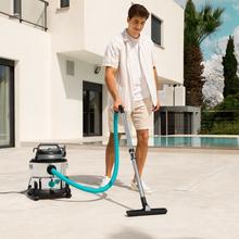 Conga Rockstar Wet & Dry Steel Max Aspirateur pour solides et liquides métalliques qui permet une plus grande durabilité et résistance avec une capacité de 20 L et une puissance de 1400 W pour des finitions parfaites.