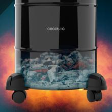 Aspiracenere Conga Ash 6000 EasyGo XL 30 L, potenza 1500 W e facile trasporto grazie alle ruote.